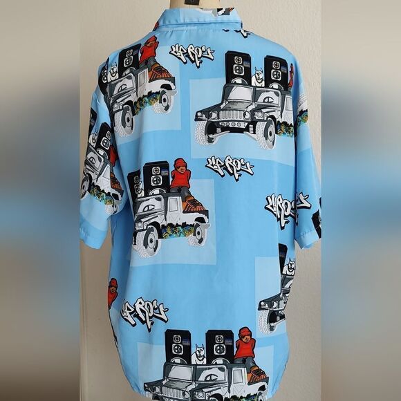 Up Roc Shirt Mens Hip Hop Size XXL - Picture 2 of 6